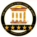 Bauer Financial 5 Star Rating